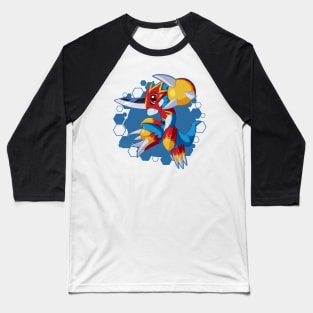 Flamedramon Chibi Baseball T-Shirt